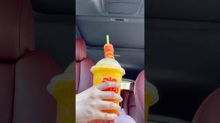 Mangonada at 7 eleven store mangoslurpe peachring mangonada chili sweetsour mango shortvideo [upl. by Adlesirc399]