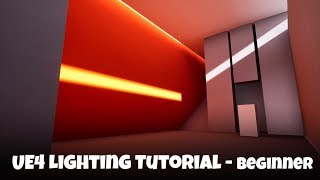 UE4 Lighting Tutorial  Static Lighting and Exposure Calibration Part 1  Beginner [upl. by Llij]