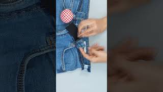 Best trick to upsize jeans in 10 minutes Miarti 🧵✂️ [upl. by Akemit]