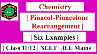 PinacolPinacolone Rearrangement  Six Examples [upl. by Newbold943]