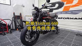 凱旋 TRIDENT 660 日常升級作業  Triumph Trident 660 upgrade [upl. by Heer]