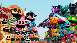 ALL FORGOTTEN SMILING CRITTERS FAMILY VS POPPY PLAYTIME CHAPTER 4 CHARACTERS Garrys Mod [upl. by Budd]