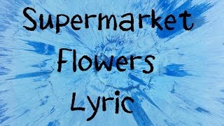 Supermarket Flowers  Ed Sheeran Lyric [upl. by Noirod]