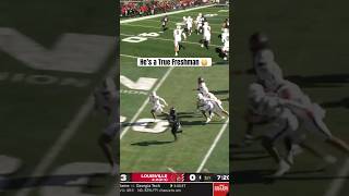 TRUE FRESHMAN 😳 RB Isaac Brown Explodes for 43Yard TD vs Miami Football [upl. by Rossner724]