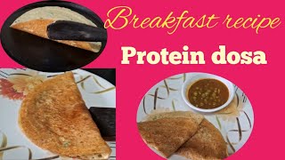 Breakfast recipe Moong dal dosa Instant dosa recipe Lunch Box recipe Protein dosa [upl. by Janos760]