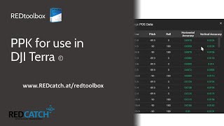 REDtoolbox tutorial  Import PPK coordinates in DJI Terra software [upl. by Evangeline]