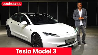 Tesla Model 3 2024  Prueba  Test  Review en español  cochesnet [upl. by Aynod748]