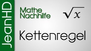 Mathe Nachhilfe  Kettenregel  Ableitungen  Analysis [upl. by Ettezoj]