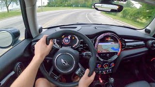 2022 Mini Cooper S Hardtop 2door 6MT  POV Test Drive Binaural Audio [upl. by Durand331]