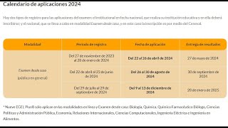 EGEL PLUS CENEVAL PSICOLOGÍA  Fechas 2024 [upl. by Enobe]