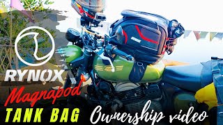 Rynox Magnapod Tank Bag  Ownership Video  Price  Pros  Cons  Warranty [upl. by Suh]