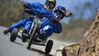 High Speed Downhill Trike Racing [upl. by Aleak362]