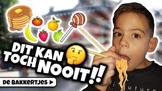 24 UUR MET CHINESE STOKJES ETEN  De Bakkertjes 309 [upl. by Wesle]