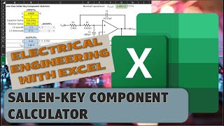 SallenKey Component Calculator Spreadsheet [upl. by Anytsyrk594]