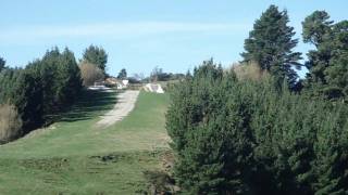 top dressing plane landing Tauwhareparae farm hill [upl. by Clarisa]