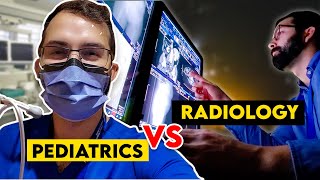 Pediatrics vs Radiology  VLOG [upl. by Nel]