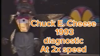 Chuck E Cheese 1993 diagnostic at 2x speed [upl. by Carie]