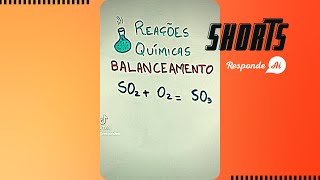 Balanceando uma Reação Química Shorts  Responde Aí [upl. by Harrad]