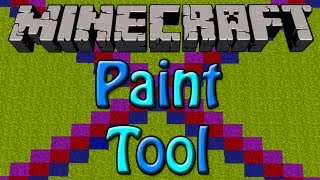 Minecraft Paint Tool Mod  Paint Blocks In Minecraft HD [upl. by Lattie90]