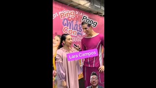 🤩PING PONG CON LARA CAMPOS SARITAH BB Y KÁRDENAS HK3 😜REACCIONEdsongonzalz [upl. by Eyahsal]