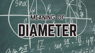 What is the meaning of Diameter [upl. by Nylrad907]