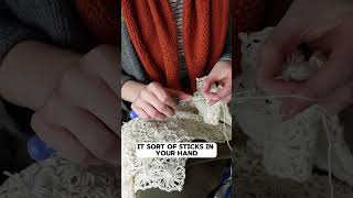 Trying a Crochet Hook Handle vintagecrochet [upl. by Mikes256]