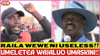 Wewe Raila Umetuletea UMASKINI Nyanza wewe ni MCHOYO na Unajipenda❗❗Luos REJECTIONS SHOCKS Kenyans [upl. by Ykcub335]