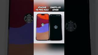 iPhone 15 Pro Max vs OnePlus Open ⚡ Can the Fold Compete 🤯📱 shorts [upl. by Seward]