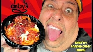 Arbys® Loaded Curly Fries REVIEW [upl. by Anidene]