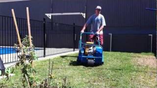 Lawn Aerator Corer from City Hire Brisbane [upl. by Moreta906]