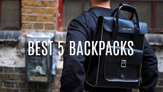 TOP 5 BACKPACKS FOR EVERY OCCASION  Menswear Essentials  Daniel Simmons [upl. by Turnheim]