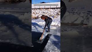 Techniques for Salvaging the Cut Ice Cubes in Water [upl. by Etnaled]