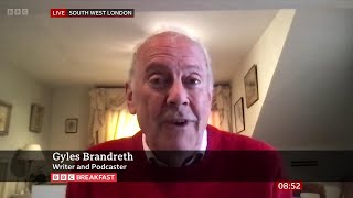 Gyles Brandreth Former Conservative MP Writer Broadcaster On BBC Breakfast 07072024 [upl. by Annor638]