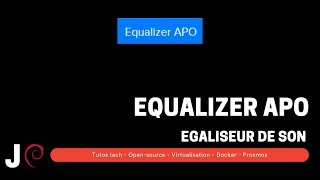 Equalizer APO  Egaliseur graphique pour Windows [upl. by Melvena]