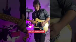 Wonderwall Oasis Guitar instrumental guitar guitarsolo clasesonlineguitar [upl. by Bellaude]