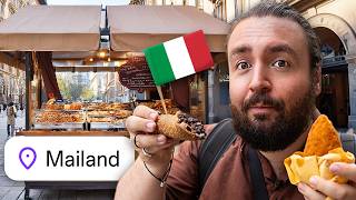 1 Tag NUR STREETFOOD ESSEN in MAILAND ITALIEN [upl. by Dajma]