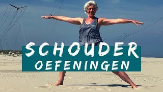 Schouderoefeningen  bij pijn in nek schouder en bovenrug [upl. by Jodee63]