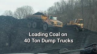 40 Ton Dump Trucks and Dozers Oh My Were Moving Coal [upl. by Ahsiadal]