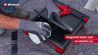 Einhell TETC 18115 LiSolo 18v Power XChange Cordless Tile Cutting Machine [upl. by Annawad]