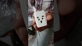 1socket par 2pin top kaise lgaye  use 5 pin multiplug [upl. by Anemij]