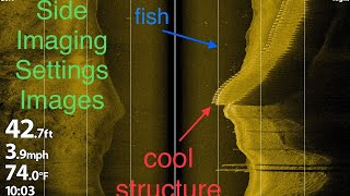 Humminbird Helix Side Imaging Settings amp Images [upl. by Wight]