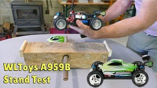 WLToys A959B Stand Test [upl. by Watters]