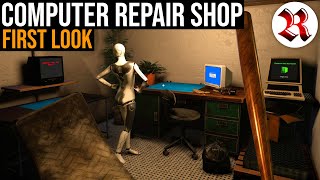 The WORST Best Computer Repair Shop Ever  This Sim Is Wild [upl. by Halihs]