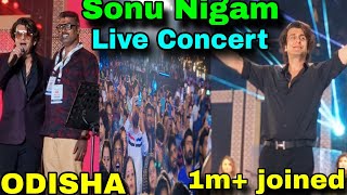 Sonu Nigam latest live Concert Bhubaneswar 2024 ekamrautsav2024 bhubaneswar sonunigam [upl. by Immak]