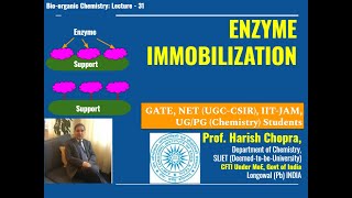 Enzyme Immobilization  Prepare for GATE NET [upl. by Dehnel]