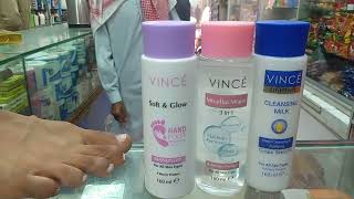 VINCE hand and foot whitening lotion reviewvince cleaning milk reviewvince micellar water price [upl. by Llenyr]