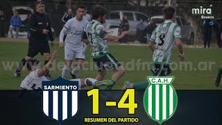 CLUB SARMIENTO vs ATLETICO HUANGUELEN  Resumen 14  Fecha 11 Apertura LIGA REGIONAL de FUTBOL [upl. by Yrac]