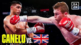 quotCANELO DROPS AMIR KHANquot  Canelo vs Great Britain [upl. by Aritak]