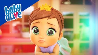 Baby Alive Official 👑 Princess Ellie Doll Grows Up 💫 Kids Videos 💕 [upl. by Ozmo371]