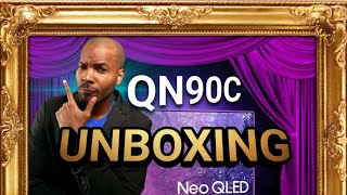 NEW Samsung QN90C 55quot Unboxing Assembly And First Impressions [upl. by Sucul125]